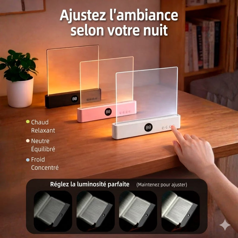 L'éclairage repensé pour les lecteurs.